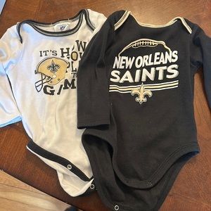 New Orleans saints onesies